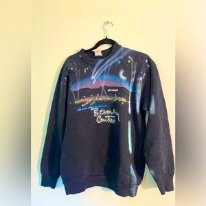 Vintage 80s/90s Unisex Fruit Of The Loom Beverly Center Los Angeles Sweatshirt